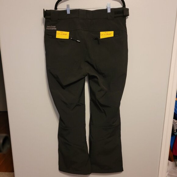 NWT Outdoor Ventures Black Fleece Lined Water Resistant Elastic Snow  Men Size L - Picture 9 of 10